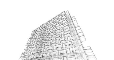 soyut mimari duvar kağıdı, dijital arkaplan