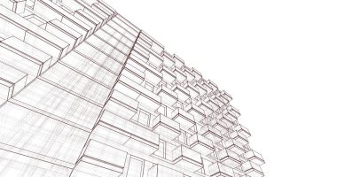 soyut mimari duvar kağıdı, dijital arkaplan