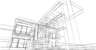 soyut mimari duvar kağıdı, dijital arkaplan