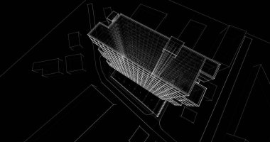 soyut mimari duvar kağıdı, dijital arkaplan