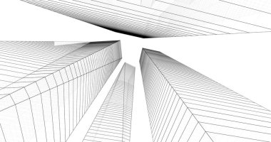 soyut mimari duvar kağıdı, dijital arkaplan