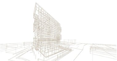 soyut mimari duvar kağıdı, dijital arkaplan