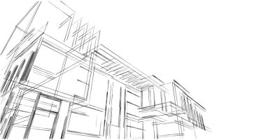 soyut mimari duvar kağıdı, dijital arkaplan