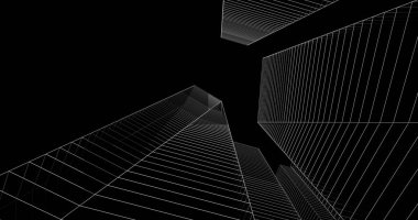 soyut mimari duvar kağıdı, dijital arkaplan