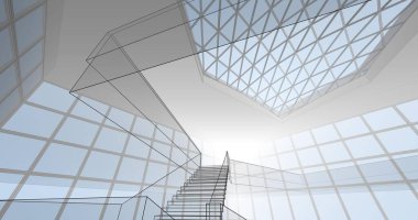 soyut mimari duvar kağıdı konsepti, dijital arkaplan