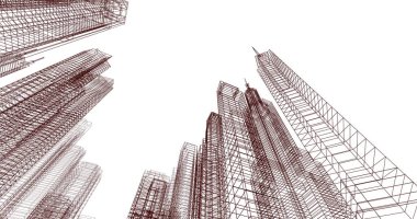 soyut mimari duvar kağıdı, dijital arkaplan