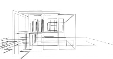 soyut mimari duvar kağıdı, dijital arkaplan