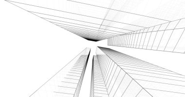 soyut mimari duvar kağıdı, dijital arkaplan