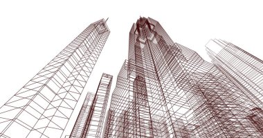 soyut mimari duvar kağıdı, dijital arkaplan