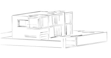 soyut mimari duvar kağıdı, dijital arkaplan