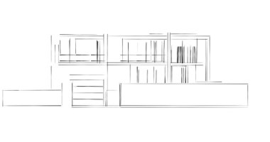 soyut mimari duvar kağıdı, dijital arkaplan