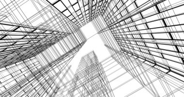 soyut mimari duvar kağıdı, dijital arkaplan