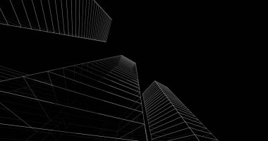 soyut mimari duvar kağıdı, dijital arkaplan