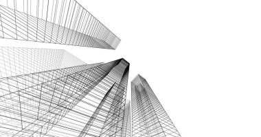 soyut mimari duvar kağıdı, dijital arkaplan