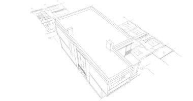 çizgili mimari duvar kağıdı, dijital arkaplan