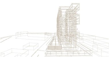 soyut mimari duvar kağıdı, dijital arkaplan