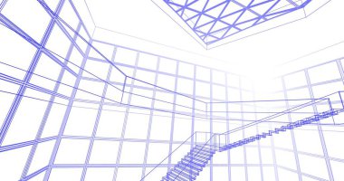 soyut mimari duvar kağıdı, dijital arkaplan