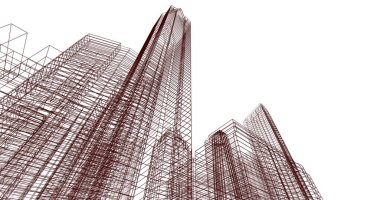 soyut mimari duvar kağıdı, dijital arkaplan