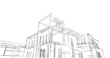 soyut mimari duvar kağıdı, dijital arkaplan