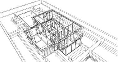 soyut mimari duvar kağıdı, dijital arkaplan