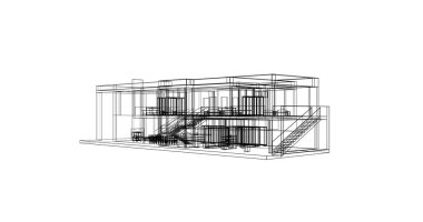 çizgili mimari duvar kağıdı, dijital arkaplan