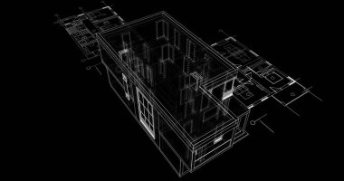 çizgili mimari duvar kağıdı, dijital arkaplan