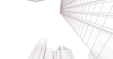 soyut mimari duvar kağıdı, dijital arkaplan