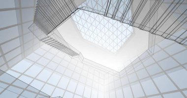 soyut mimari duvar kağıdı konsepti, dijital arkaplan