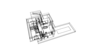 çizgili mimari duvar kağıdı, dijital arkaplan