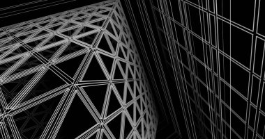 soyut mimari duvar kağıdı, dijital arkaplan