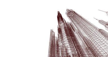 soyut mimari duvar kağıdı, dijital arkaplan