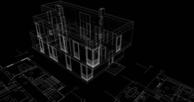 çizgili mimari duvar kağıdı, dijital arkaplan