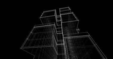 soyut mimari duvar kağıdı, dijital arkaplan