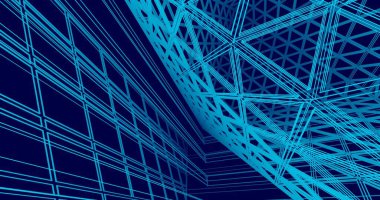 soyut mimari duvar kağıdı, dijital arkaplan