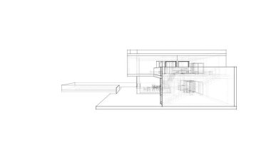 çizgili mimari duvar kağıdı, dijital arkaplan