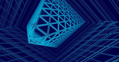 soyut mimari duvar kağıdı, dijital arkaplan