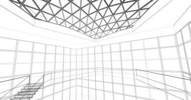 soyut mimari duvar kağıdı, dijital arkaplan