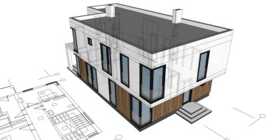 çizgili mimari duvar kağıdı, dijital arkaplan