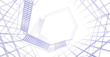 soyut mimari duvar kağıdı, dijital arkaplan