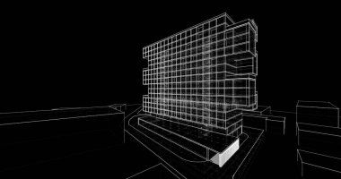 soyut mimari duvar kağıdı, dijital arkaplan