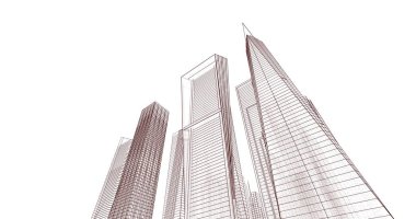 soyut mimari duvar kağıdı, dijital arkaplan