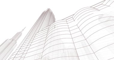 soyut mimari duvar kağıdı, dijital arkaplan