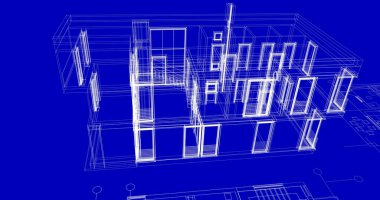 çizgili mimari duvar kağıdı, dijital arkaplan