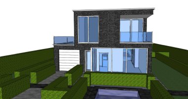 soyut mimari duvar kağıdı, dijital arkaplan