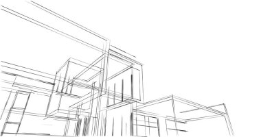 soyut mimari duvar kağıdı, dijital arkaplan