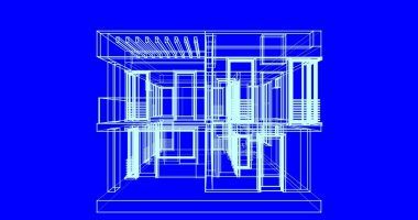 çizgili mimari duvar kağıdı, dijital arkaplan