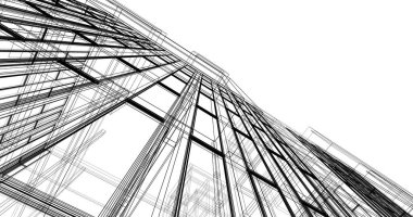 soyut mimari duvar kağıdı, dijital arkaplan