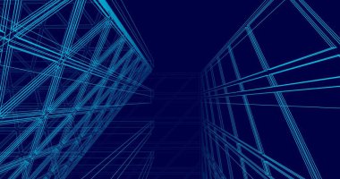 soyut mimari duvar kağıdı, dijital arkaplan