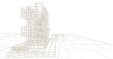 soyut mimari duvar kağıdı, dijital arkaplan