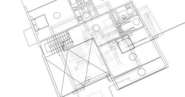 soyut mimari duvar kağıdı, dijital arkaplan